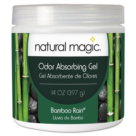 WMN Wmn 4121DEA Odor Absorbing Gel; Bamboo Rain - 14 oz. Jar 4121DEA